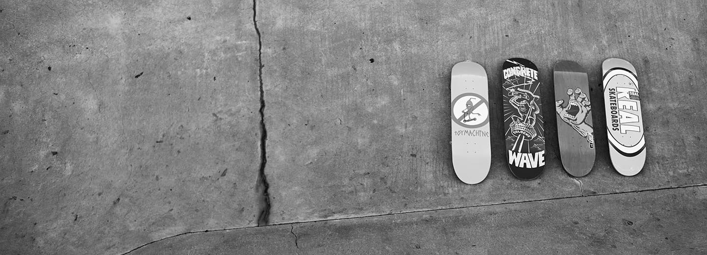  The shape of a skateboard deck has...