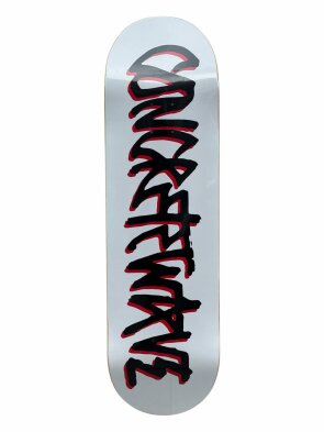 Concretewave Skateshop Logo deck 9.0" white