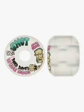 Snot Wheel Company Dead Dave Wide Boys Clear 52mm 101a