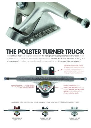 Polster  Turner V2 Truck Set 180mm