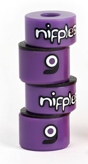 Orangatang Nipple Double Barrel Bushings 87a purple medium