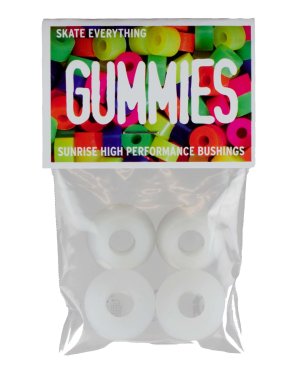 Sunrise Gummies Street Bushings Pack 93a ClearWhite