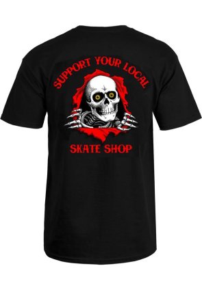 Powell & Peralta "Support Your Local Skateshop" T-Shirt Black