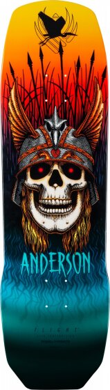 Powell & Peralta Pro Andy Anderson Heron Flight Skateboard Deck 9.13"