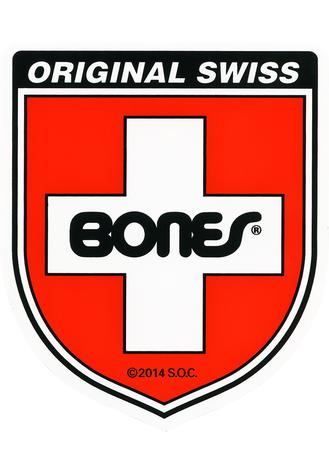 Bones Swiss Shield 3.5 Sticker