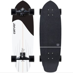 Carver Skateboards Black Tip Complete Surfskate 32.5"