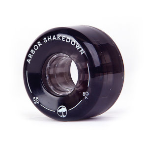 Arbor Shakedown wheels 58mm 80a ghost black
