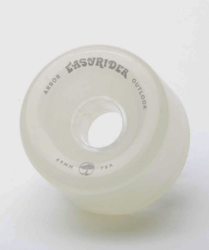 Arbor Outlook Wheels 69mm 78a ghost white