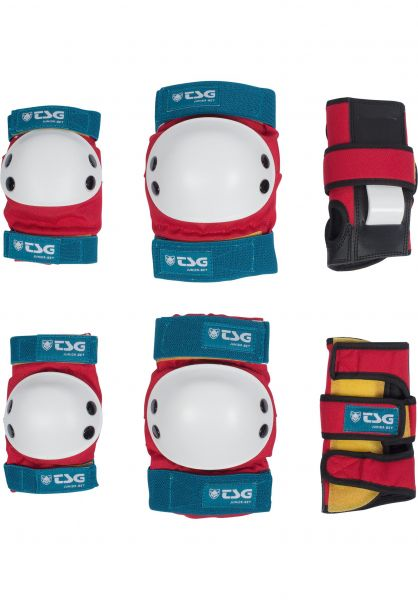 TSG Protection Set Junior red/white/blue