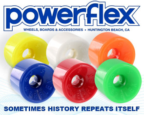Powerflex wheels 63mm 88a Blue