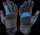 Seismic Freeride gloves black/blue Double/Xlarge