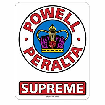 Powell & Peralta Supreme OG 6 Aufkleber
