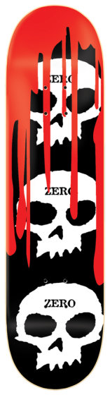 Zero 3 Skull Blood - Black deck 8.25"