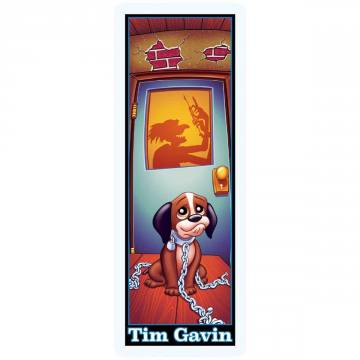 Blind Tim Gavin Dog Pound Sticker