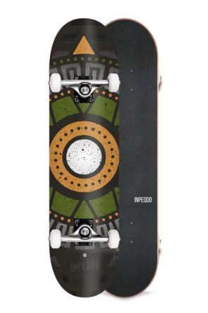 Inpeddo Apache Basic Skateboard complete 8.125" olive