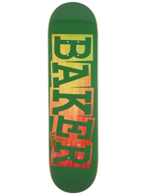 Baker Skateboards Kader Ribbon Green Rainbow deck 8.125
