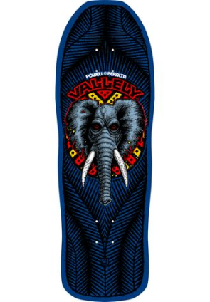 Powell & Peralta Mike Vallely Elephant Reissue deck blue