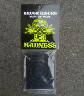 MADNESS Skateboards Shock Treatment Risers Soft 1/8 Pads