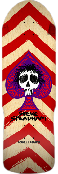 Powell & Peralta Steve Steadham Skull and Spade Deck natural