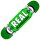 Real Skateboards Classic Oval Large Complete Skateboard 8"