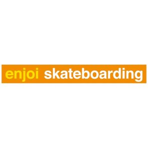 Enjoi Skateboards Orange Sticker