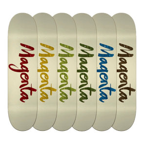 Magenta Skateboards Brush Team Deck 7.5"