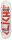Cliche Scotch Red/White Complete Skateboard 7.875"
