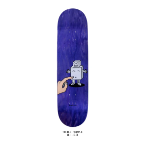Robotron Skateboards Tickle Purple deck 8.1