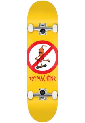 Toy Machine No Scooter Yellow Komplett Skateboard 8"