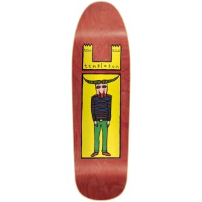 New Deal Skateboards Templeton Bullman Screenprinted Red...