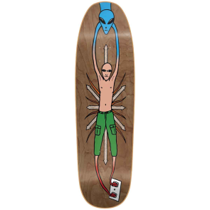 New Deal Skateboards Vallely Alien Screenprinted Brown...