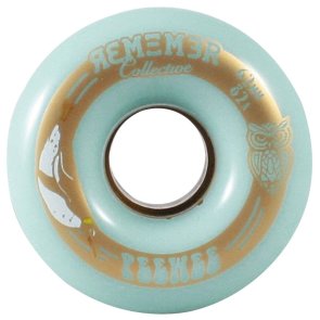 Remember Collective Peewee Wheels 62mm Seafoam Green 82a
