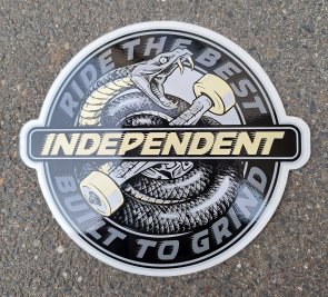 Independent Speed Snake Sticker 5"