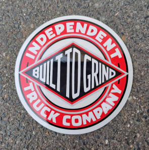 Independent BTG Summit Union Sticker Red 3"