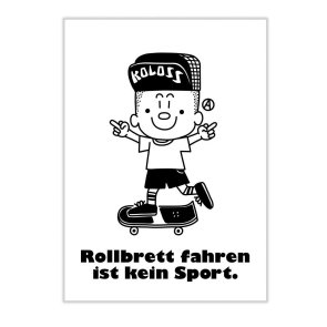 Koloss "Rollbrett" Poster A3 limited edition