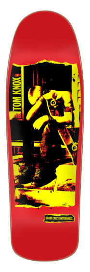 Santa Cruz Knox Punk Reissue Red deck 9.89"