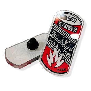 Black Label "35 YEARS CAN" Lapel Pin