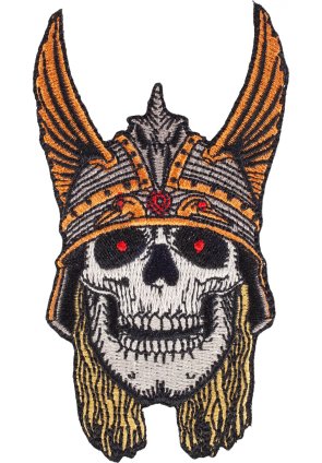 Powell & Peralta Andy Anderson Skull Patch 4"