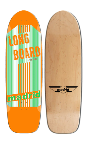 Madrid Retro Longboard Orange Deck 36"