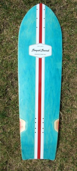BooyahBoards 10 Inch Surfskate Blue Deck 35.5"
