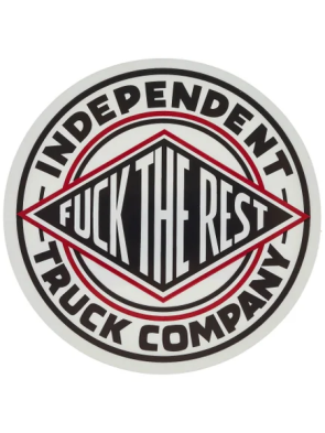 Independent FTR Summit Sticker Black 3.5"