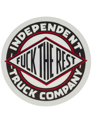 Independent FTR Summit Sticker White 3.5"