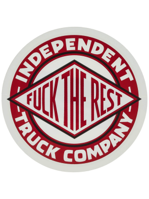 Independent FTR Summit Sticker Red 3.5"