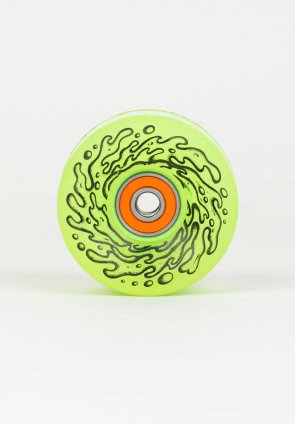 Slime Balls Light Ups green glitter LED wheels 60mm 78a