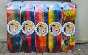 Bean Skateboards Howdy Big Logo deck  8.5&quot;