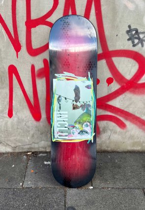 INCLU Skateboards &quot;Fish&quot; pop deck 8.25&quot;