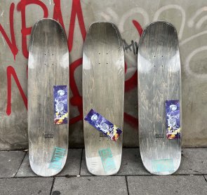 INCLU Skateboards &quot;Fish&quot; shaped deck 9.26&quot;