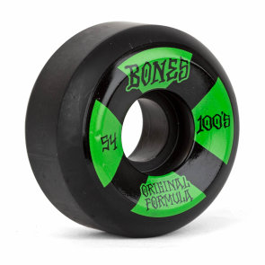 Bones wheels 100s OG V5 100A 54mm black/green