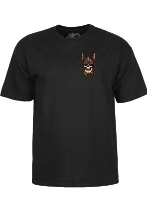 Powell & Peralta Andy Anderson Skull T-Shirt Black