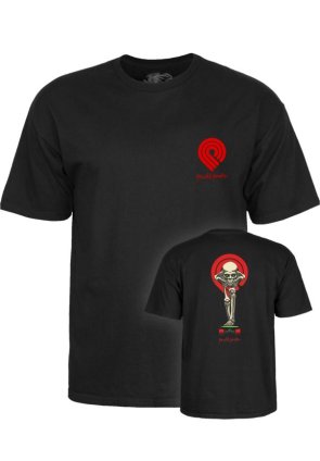 Powell & Peralta Tucking Skeleton T-Shirt Black